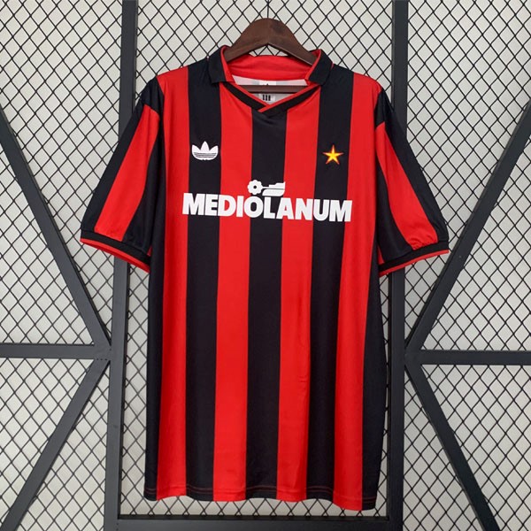 Tailandia Camiseta AC Milan Primera Retro 1990 1991